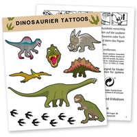 Tattoobogen "Dinosaurier" mit 8 Tattoos von dh-konzept