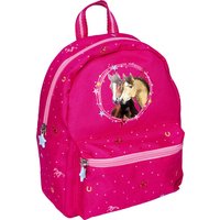 DIE SPIEGELBURG 0015487 Kindergartenrucksack Pferdefreunde (pink mit Glitzer) von die spiegelburg