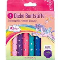 DIE SPIEGELBURG 22315 Dicke Buntstifte - Einhorn-Paradies DIE SPIEGELBURG 22315 Dicke Buntstifte - Einhorn-Paradies von die spiegelburg