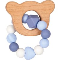 DIESPIEGELBURG 18595 Die Spiegelburg Silikon-Holz-Beißring, hellblau - BabyGlück DIESPIEGELBURG 18595 Die Spiegelburg Silikon-Holz-Beißring, hellblau - BabyGlück von die spiegelburg