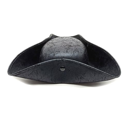 dijiusidy Halloween Piratenkostüm Party Schwarzer Kapitän Schwarzer Pirat Piraten Imitation Dreieckhut für Performance Festival dijiusidy Halloween Piratenkostüm Party Schwarzer Kapitän Schwarzer Pirat Piraten Imitation Dreieckhut für Performance Festival von dijiusidy