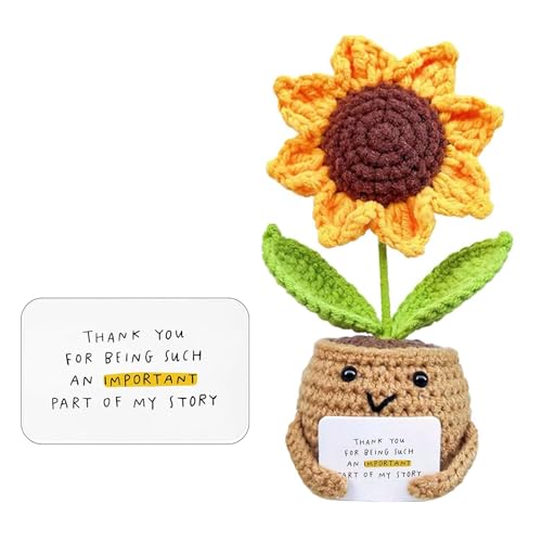 dinghaole Pocket Hug Positive Sonnenblume, Glückssonnenblume Positive Geschenke, Crochet Doll with Positive Card, Pocket Hug Sonnenblumen Geschenke für Mädchen Jungen Geburtstagsfeier Geschenk dinghaole Pocket Hug Positive Sonnenblume, Glückssonnenblume Positive Geschenke, Crochet Doll with Positive Card, Pocket Hug Sonnenblumen Geschenke für Mädchen Jungen Geburtstagsfeier Geschenk von dinghaole