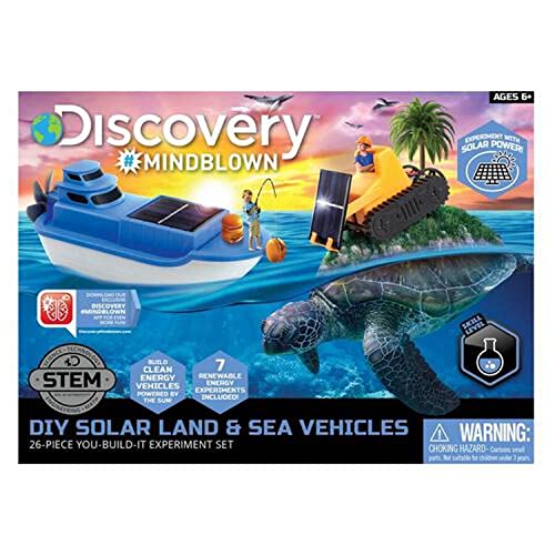 Discovery #Mindblown 1423001071 - DIY Solar Land & Sea Vehicles - Solar Land- und Seefahrzeug zum selber basteln - für Kinder ab 6 Jahren von discovery mindblown