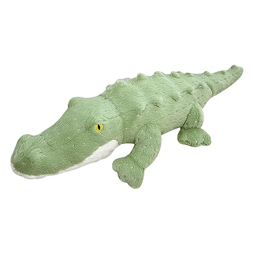 disel Krokodil-Schlafpuppe, weiches Kissen, das ein Krokodil umarmt, riesiges Krokodilkissen, grünes Alligator-Tierspielzeug, süßes Krokodilkissen für Mädchen von disel