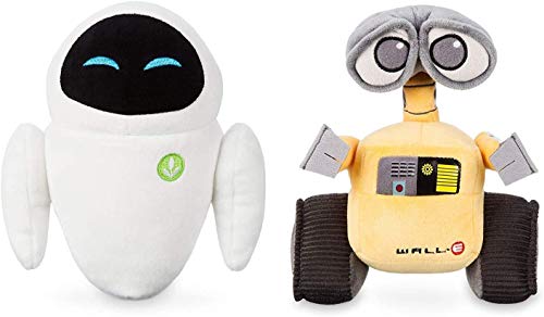 Disney Store Original Mini Bean Wall-e & Eve Plush Set - 7'' L von disney