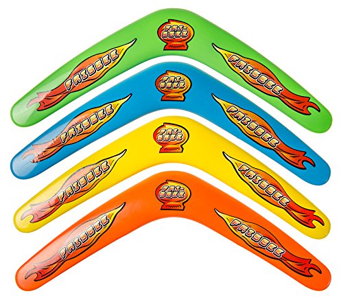 Diverse 16 x Bumerang Boomerang 30cm 4 Farben Wurfspiel Fangspiel Strand Tombola Spiele von Diverse