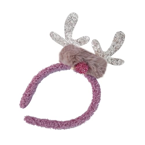 divuukyi Haarschmuck für Kinder, Weihnachtsfeier, Rentierohren, weiches Polyester, Party-Dekoration, AHair-Zubehör von divuukyi