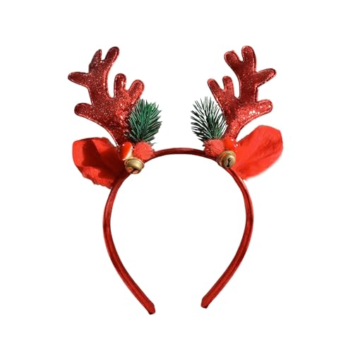 divuukyi Haarteil mit weihnachtlichem Motiv, elegante Schneeflocken-Haarbänder für Mädchen, Haarschmuck für festliche Zusammenkünfte von divuukyi