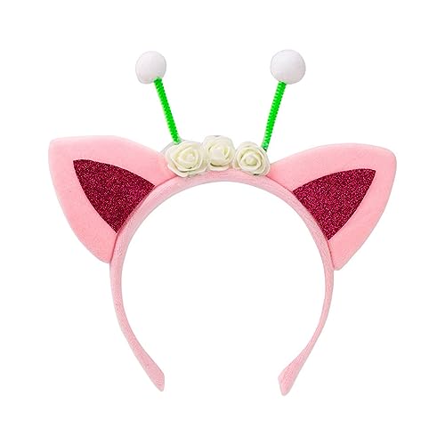 divuukyi Halloween Anime Charakter Stirnband Ohrform Haarreifen Pailletten Kopfschmuck Ostern Party Cosplay Kostüm Requisite Uni von divuukyi