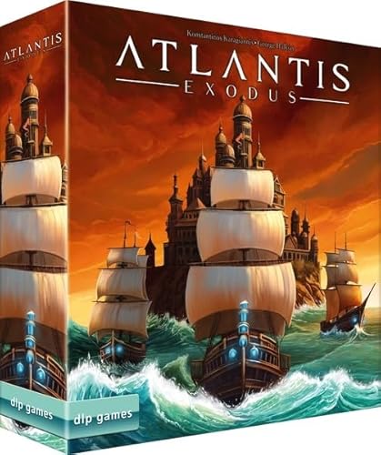 dlp games Atlantis Exodus - Brettspiel für Erwachsene, 1-4 Spieler, ab 192 Jahren von dlp games