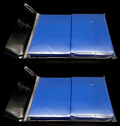 2 x 100 Docsmagic.de Double Mat Blue Card Sleeves Standard Size 66 x 91 - Blau - Kartenhüllen - PKM MTG von docsmagic.de