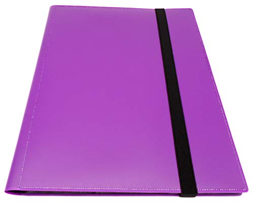 docsmagic.de Pro-Player 9-Pocket Album Purple - 360 Card Binder - MTG - PKM - YGO - Sammelalbum Lila von docsmagic.de