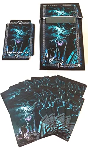 docsmagic.de 100 Art Card Sleeves + Deck Box Zombies Theme Bundle - 66 x 91 mm Standard Size MTG PKM von docsmagic.de