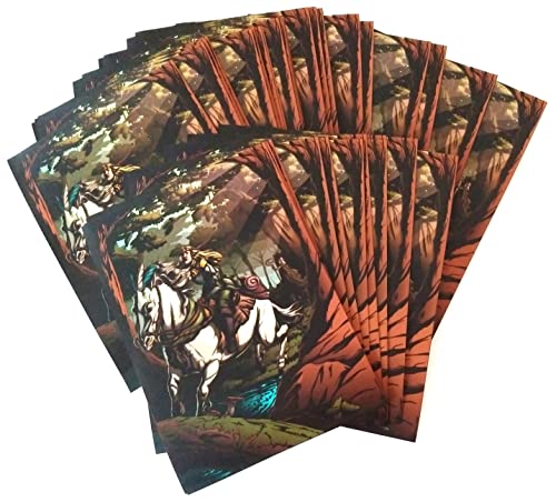 docsmagic.de 100 Art Card Sleeves Elves Theme - 66 x 91 mm Standard Size MTG PKM von docsmagic.de