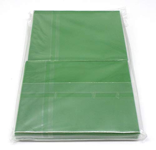 docsmagic.de 100 Double Mat Green Card Sleeves Standard Size 66 x 91 - Grün - Kartenhüllen - PKM MTG von docsmagic.de