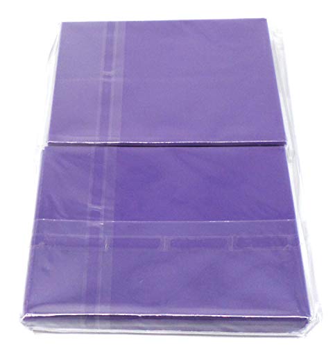 docsmagic.de 100 Double Mat Purple Card Sleeves Standard Size 66 x 91 - Lila - Kartenhüllen - PKM MTG von docsmagic.de