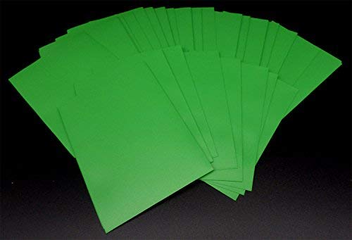 docsmagic.de 100 Mat Green Card Sleeves Standard Size 66 x 91 - Grün - Kartenhüllen - PKM - MTG von docsmagic.de