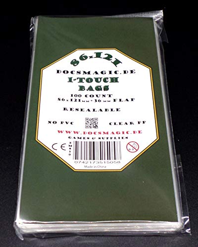 docsmagic.de 100 Resealable Bags - 86 x 121 mm - 1-Touch Toploader Screwdown - Hüllen Wiederverschließbar docsmagic.de 100 Resealable Bags - 86 x 121 mm - 1-Touch Toploader Screwdown - Hüllen Wiederverschließbar von docsmagic.de