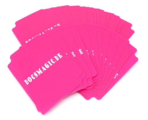 docsmagic.de 25 Trading Card Deck Divider Pink - Kartentrenner Rosa - MTG PKM YGO von docsmagic.de