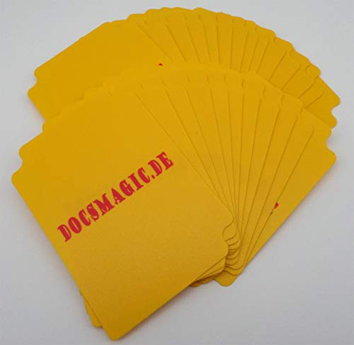 docsmagic.de 25 Trading Card Deck Divider Yellow - Kartentrenner Gelb - MTG PKM YGO von docsmagic.de