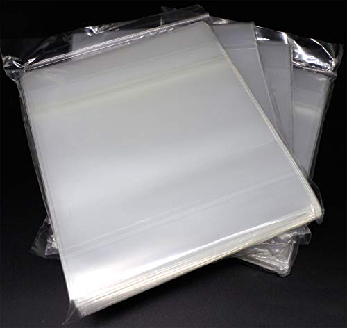 docsmagic.de 4 x 100 Resealable Outer Bags for 12" 33rpm Vinyl Records Clear 3 Mil - Schallplatten Hüllen Wiederverschliessbar Durchsichtig von docsmagic.de