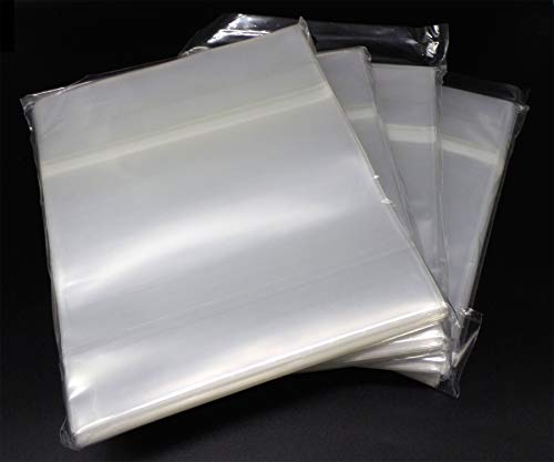 docsmagic.de 4 x 100 Resealable Outer Bags for 7" 45rpm Vinyl Records Clear 3 Mil - Schallplatten Hüllen Wiederverschliessbar Durchsichtig von docsmagic.de