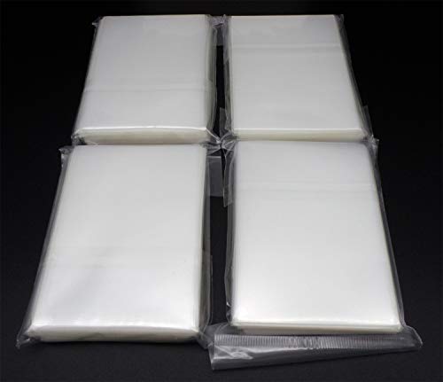 docsmagic.de 4 x 60 Mat Clear Card Sleeves Small Size 62 x 89 - YGO CFV - Mini Kartenhüllen Klar Durchsichtig von docsmagic.de