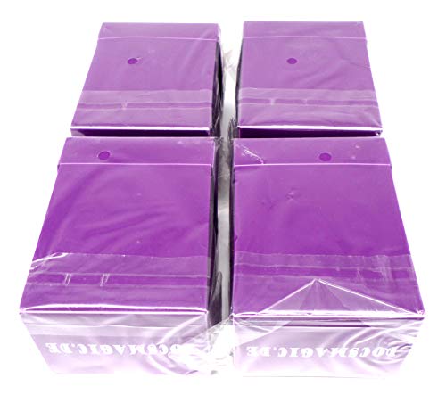 docsmagic.de 4 x Deck Box Full Purple + Card Divider - Kartenbox Lila - PKM YGO MTG von docsmagic.de