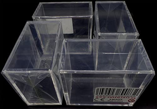 docsmagic.de 4X Acrylic Display for Pokemon Booster Box Magnetic Lid - UV-Safe - Schaukasten von docsmagic.de