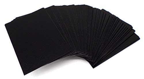 docsmagic.de 50 Trading Card Deck Divider Black - Kartentrenner Schwarz - 68 x 97 mm von docsmagic.de