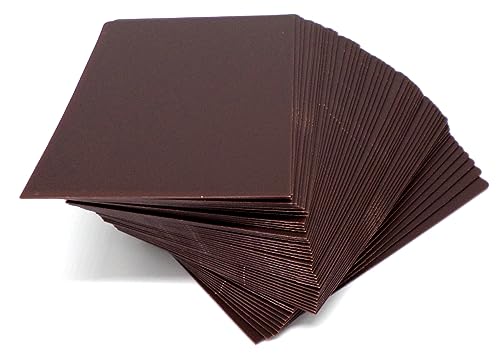 docsmagic.de 50 Trading Card Deck Divider Brown - Kartentrenner Braun - 68 x 97 mm von docsmagic.de