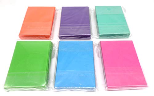 docsmagic.de 6 x 60 Double Mat Card Sleeves Small Size 62 x 89 - Mint Pink Light Blue Light Green Purple Orange - YGO - Mini Kartenhüllen von docsmagic.de