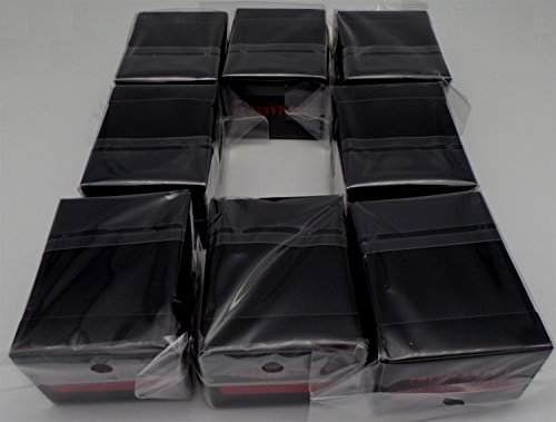 docsmagic.de 8 x Deck Box Black + Card Divider - Kartenbox Schwarz - PKM - YGO - MTG von docsmagic.de