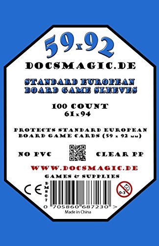 docsmagic.de Anachrony Sleeves Bundle - 59 x 92 Euro-Standard & 44 x 68 Euro-Mini & 70 x 110 Custom - 300 Sleeves von docsmagic.de