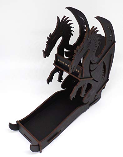 docsmagic.de Dice Tower Dragon Black - Würfelturm Schwarzer Drache von docsmagic.de