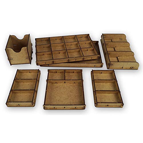 docsmagic.de Organizer Insert for Betrayal at House on The Hill 2nd + Widow Walk Box - Einsatz von docsmagic.de