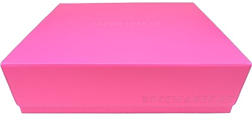 docsmagic.de Premium 4-Row Trading Card Storage Box Pink + Trays & Divider - MTG PKM YGO - Aufbewahrungsbox Rosa von docsmagic.de