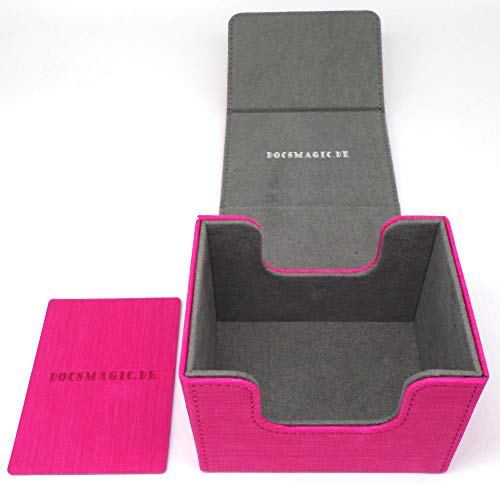 docsmagic.de Premium Magnetic Sideflip Box 100 Pink + Deck Divider - MTG - PKM - YGO - Kartenbox Rosa docsmagic.de Premium Magnetic Sideflip Box 100 Pink + Deck Divider - MTG - PKM - YGO - Kartenbox Rosa von docsmagic.de