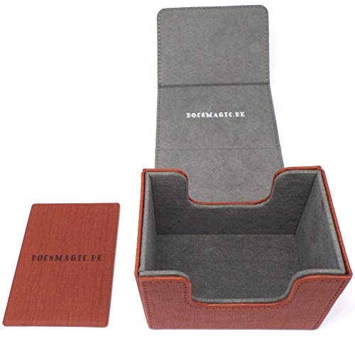 docsmagic.de Premium Magnetic Sideflip Box 80 Copper + Deck Divider - MTG - PKM - YGO - Kartenbox Kupfer docsmagic.de Premium Magnetic Sideflip Box 80 Copper + Deck Divider - MTG - PKM - YGO - Kartenbox Kupfer von docsmagic.de