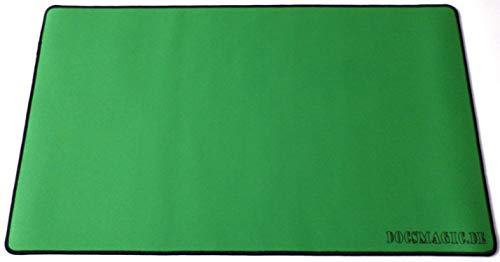 docsmagic.de Premium Playmat Green - 60 x 34 cm Stitched 3mm - Spielmatte Grün von docsmagic.de