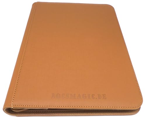 docsmagic.de Premium Pro-Player 9-Pocket Zip-Album Gold - 360 Card Binder - MTG - PKM - YGO - Reissverschluss Gold docsmagic.de Premium Pro-Player 9-Pocket Zip-Album Gold - 360 Card Binder - MTG - PKM - YGO - Reissverschluss Gold von docsmagic.de