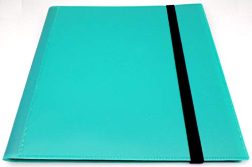 docsmagic.de Pro-Player 12-Pocket Playset Album Mint - 480 Card Binder - MTG - PKM - YGO - Sammelalbum Aqua von docsmagic.de