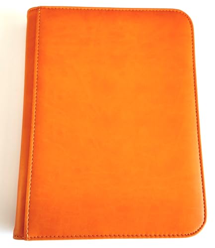 docsmagic.de Pro-Player 4-Pocket Zip-Album Orange - 160 Card Binder - MTG - PKM - YGO von docsmagic.de