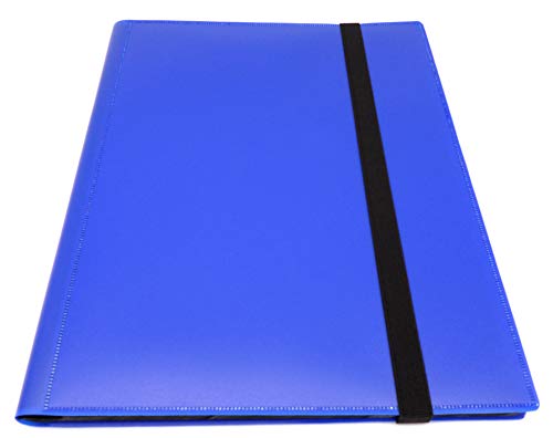 docsmagic.de Pro-Player 9-Pocket Album Dark Blue - 360 Card Binder - MTG - PKM - YGO - Sammelalbum Dunkelblau von docsmagic.de