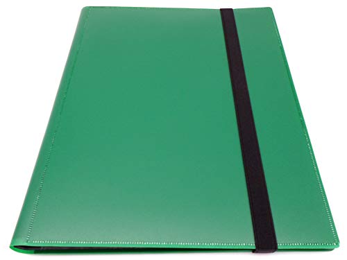 docsmagic.de Pro-Player 9-Pocket Album Dark Green - 360 Card Binder - MTG - PKM - YGO - Sammelalbum Dunkelgrün von docsmagic.de