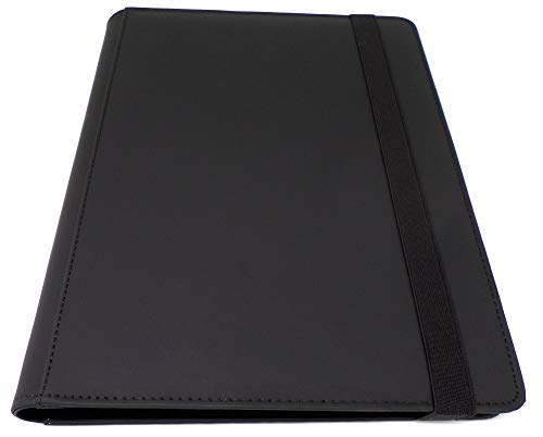 docsmagic.de Pro-Player Premium 9/18-Pocket Album Black - 360 Card Binder - MTG - PKM - YGO - Kartenalbum Schwarz von docsmagic.de