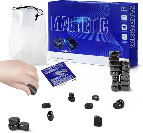 20 STK Magnetische Schachspiel, Magnetspiel Magnet Schach, Magnet Spiel mit String, Magnetic Spiel Magnetschach, Familientreffen Brettspiele für Kinder & Erwachsene von donciety