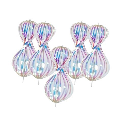 drburpily 5X Magics Rainbow Spinners Bunte Twirls für Partys Rainbow Twirlermagic Rainbow Spinners ABS Rainbow Spinners Stick von drburpily