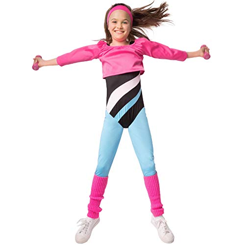 dressforfun 900568 Fitness-Sternchen, Aerobic-Outfit im Stil der 80er Jahre (116| Nr. 302731) von dressforfun