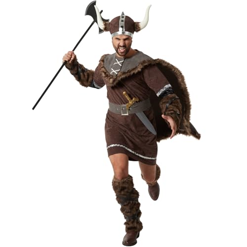 dressforfun Faschingskostüme, Wikinger Kostüm Herren, Karneval Kostüm Herren, Mittelalter Kleidung Herren, Wikinger Kleidung Herren, Viking Kostüm Herren, Faschingskostüm, Faschingskostüme Männer - M von dressforfun